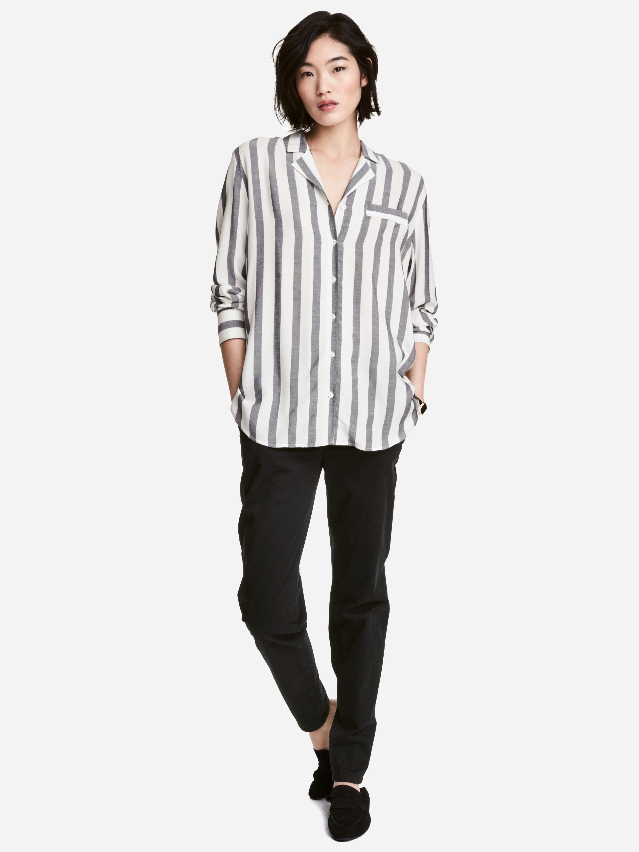 

Брюки H&M 4563355-AAAD 36 Черные