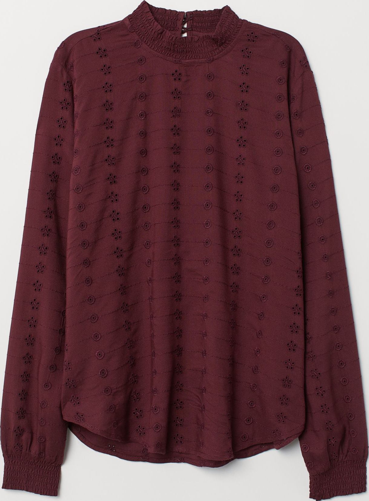 

Блузка H&M 412-6603278 40 Бордовая