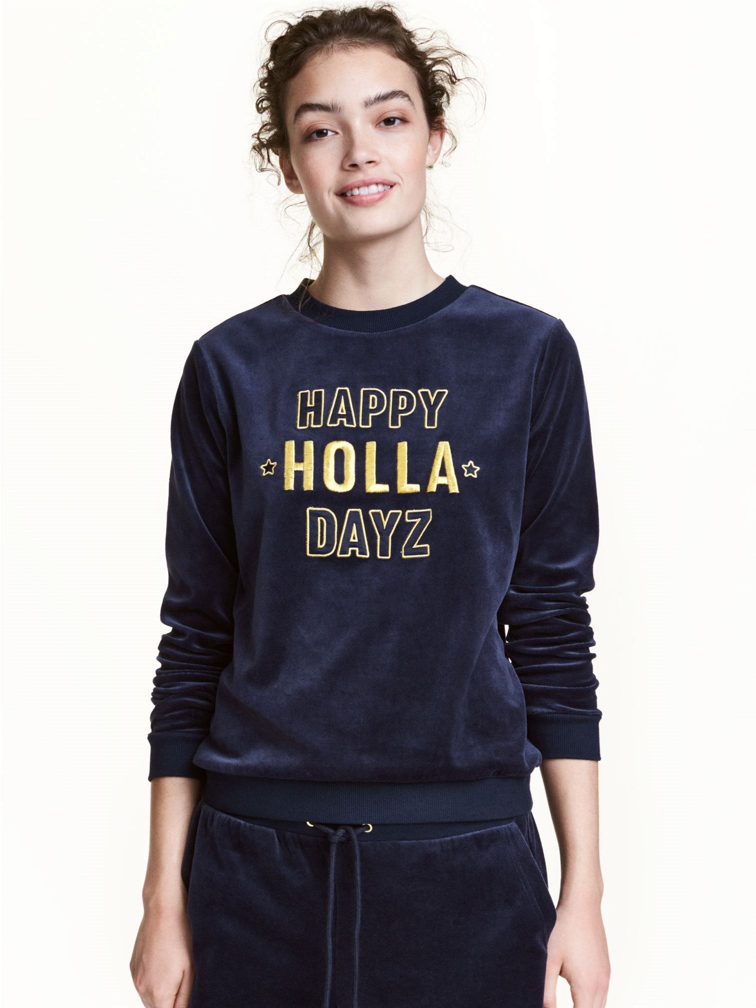 

Свитшот H&M 512-4592634 S Темно-синий
