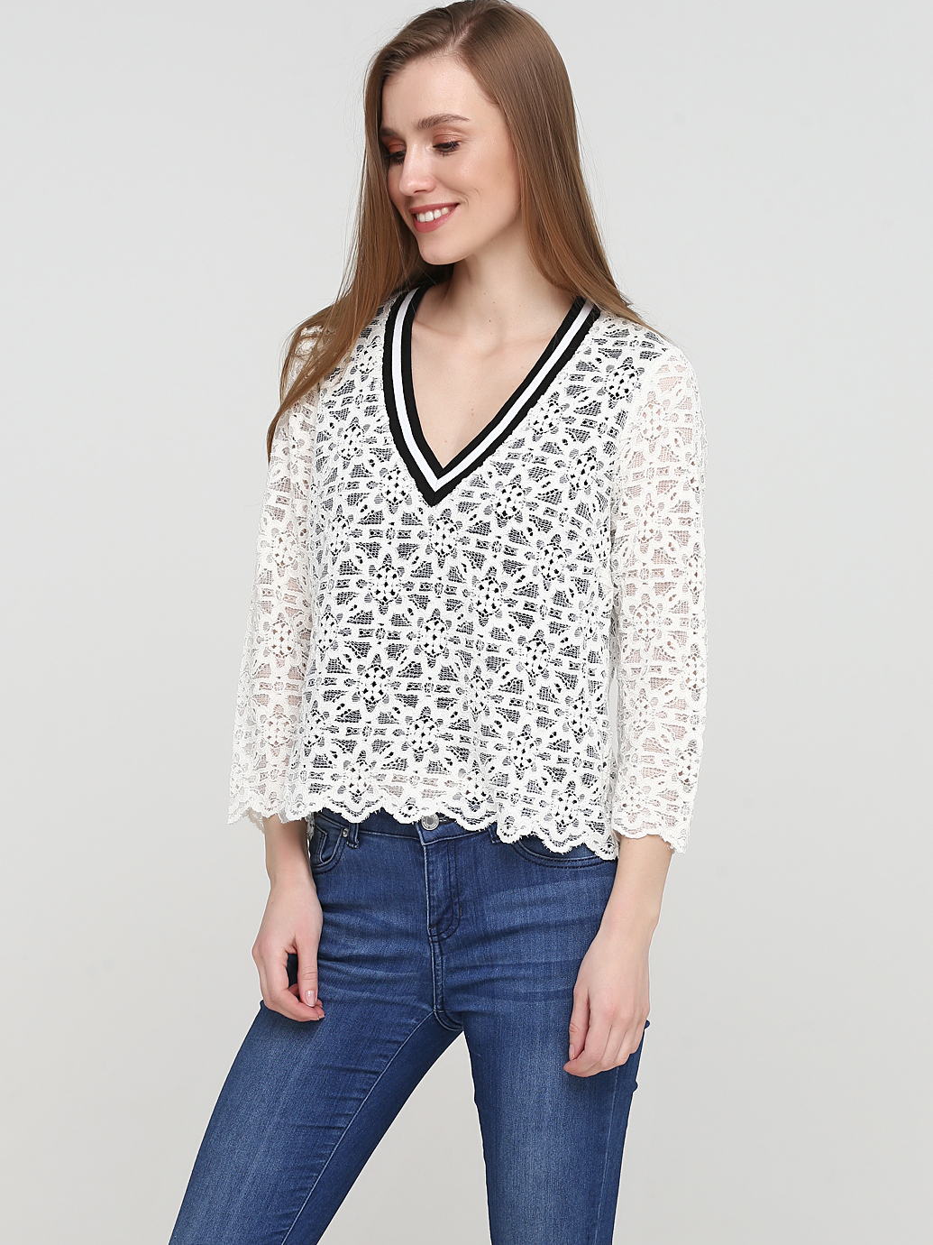 

Блузка H&M 0-1013 S Белая