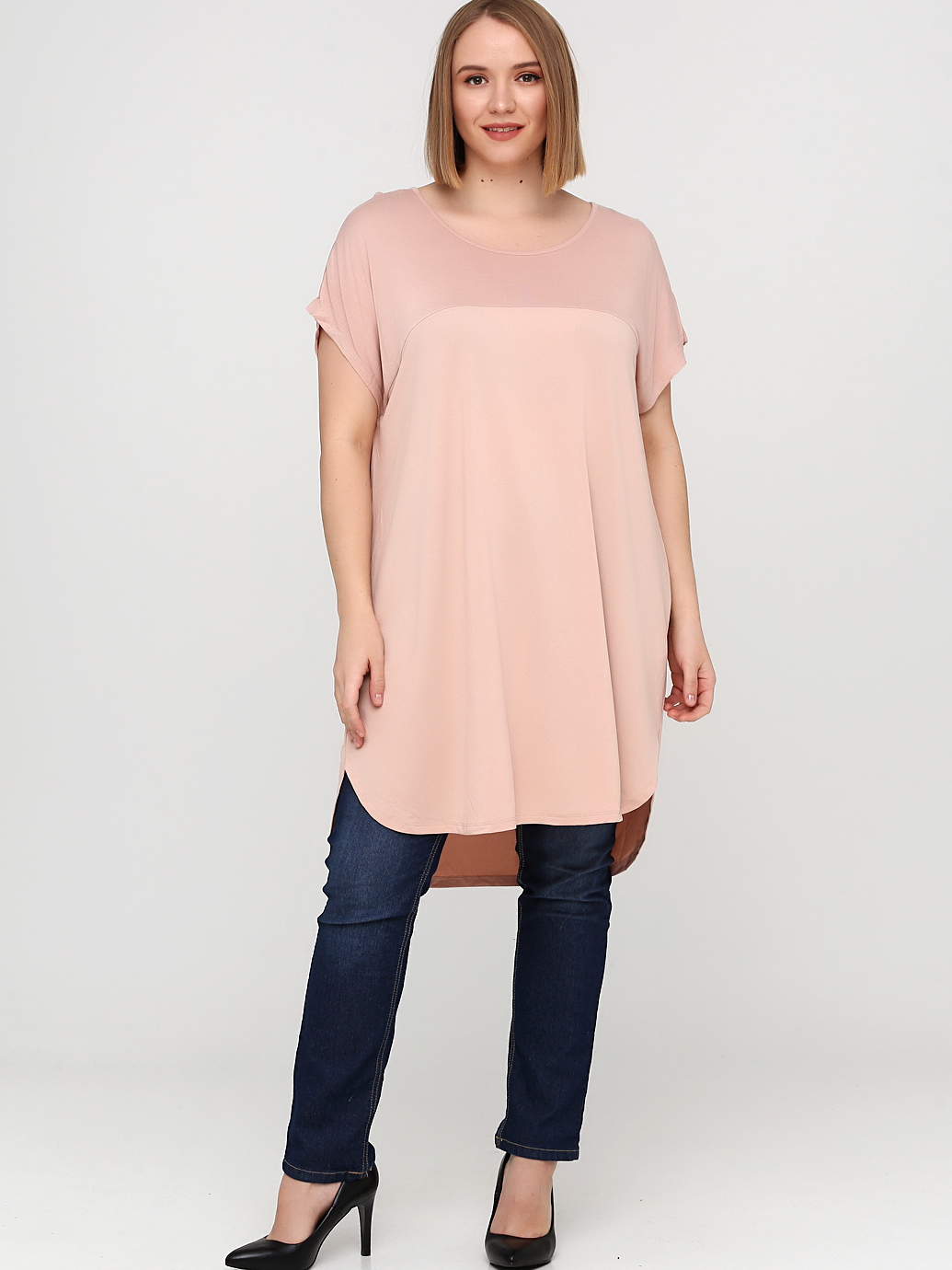 

Туника H&M 0101255_перс XL Персиковая