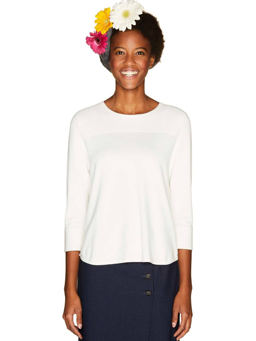 

Джемпер United Colors of Benetton 16CND1F58_бел. L Белый