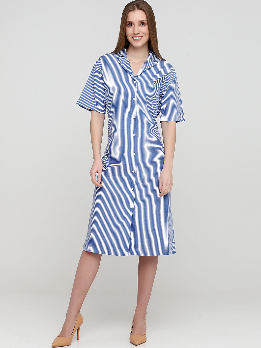 

Платье H&M 0769914_полос.гол  Голубое, Платье H&M 0769914_полос.гол 34 Голубое