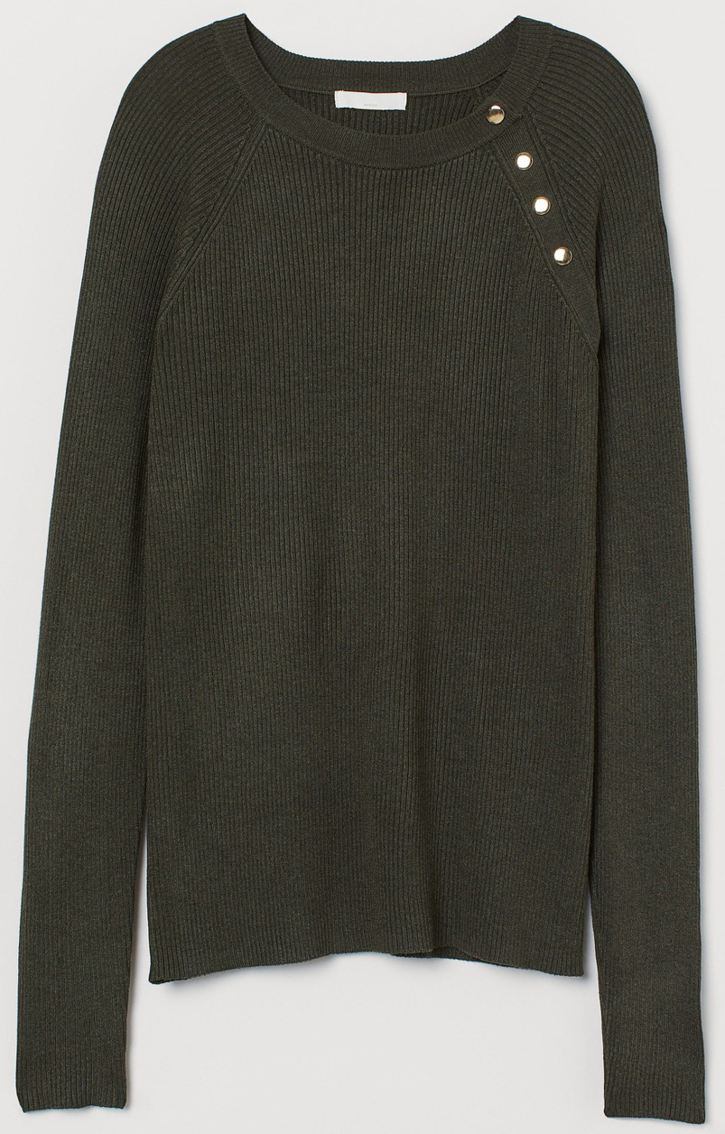 

Джемпер H&M 0785710_т.хаки L Хаки