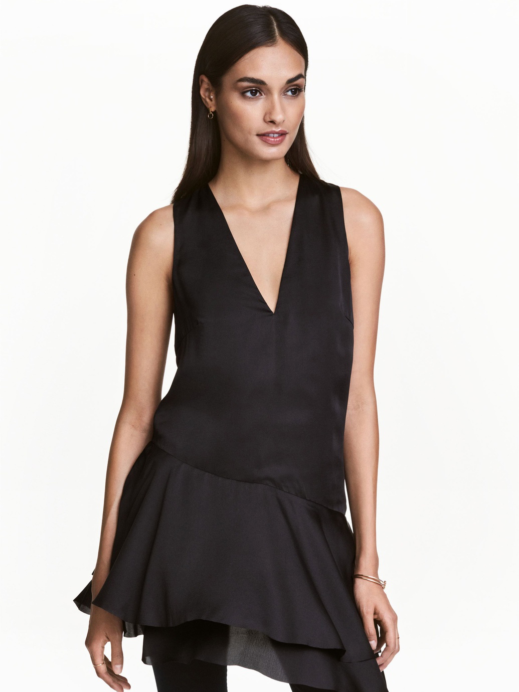 

Туника H&M 467101  Черная, Туника H&M 467101 34 Черная