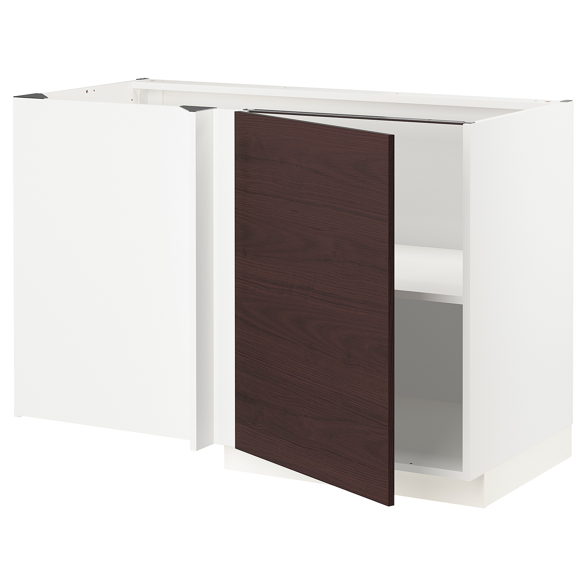 

Угловой напольный шкаф с полкой IKEA МЕТОД белый аскерсунд 793.354.20