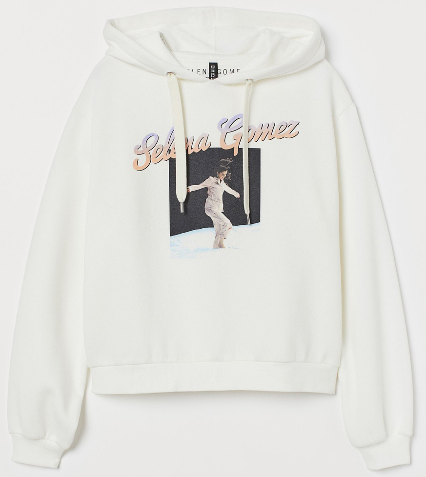 

Худи H&M 0754698_selena.gomes  Белое, Худи H&M 0754698_selena.gomes XXS Белое