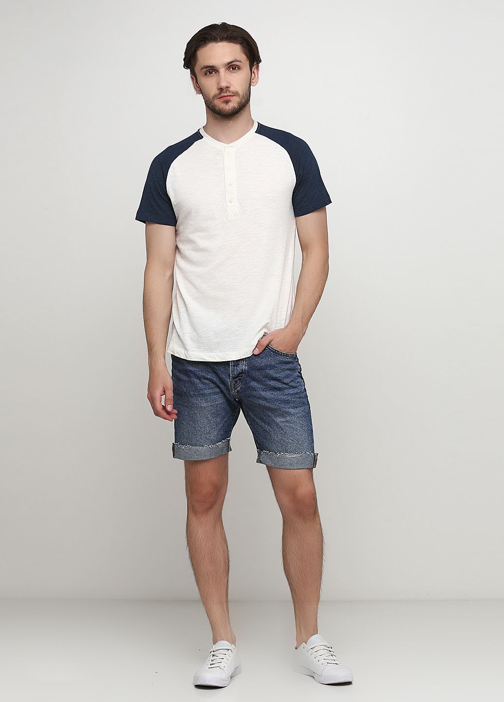 

Шорты джинсовые H&M 0250457 31 Темно-синие