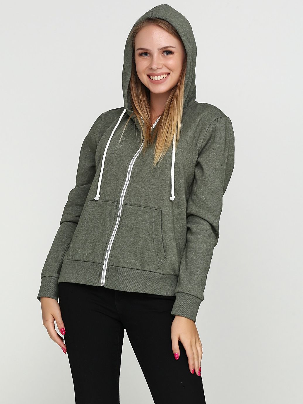 

Толстовка H&M 0447401 S Зеленая