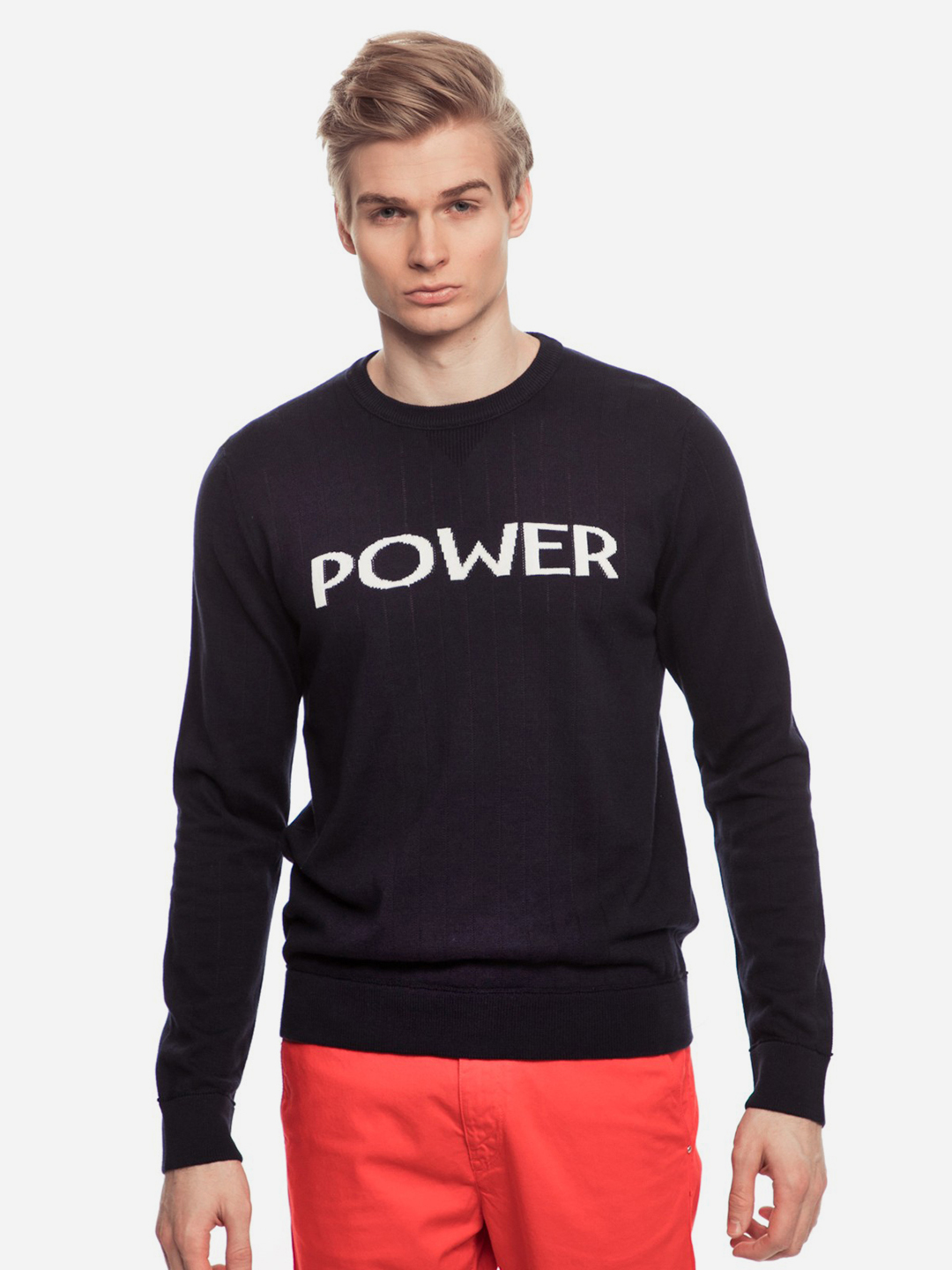 

Джемпер United Colors of Benetton 1098K1G24 2XL Темно-синий с белым