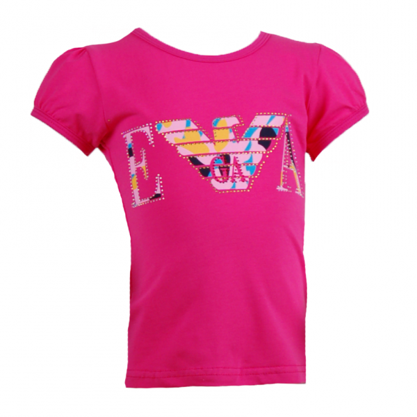 

Футболка для маленьких девочек 2 года (87 см) O 40099-pink малиновый цвет
