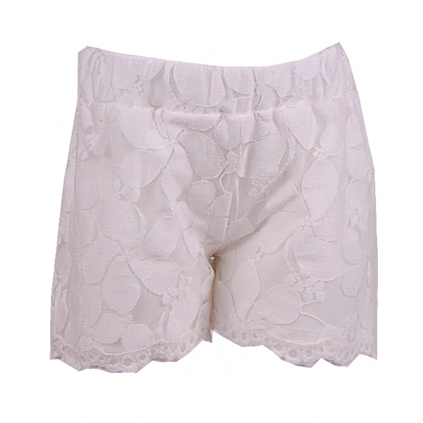 

Романтичные шорты для девочки 3 года (98 см) Z 60254-white белый цвет