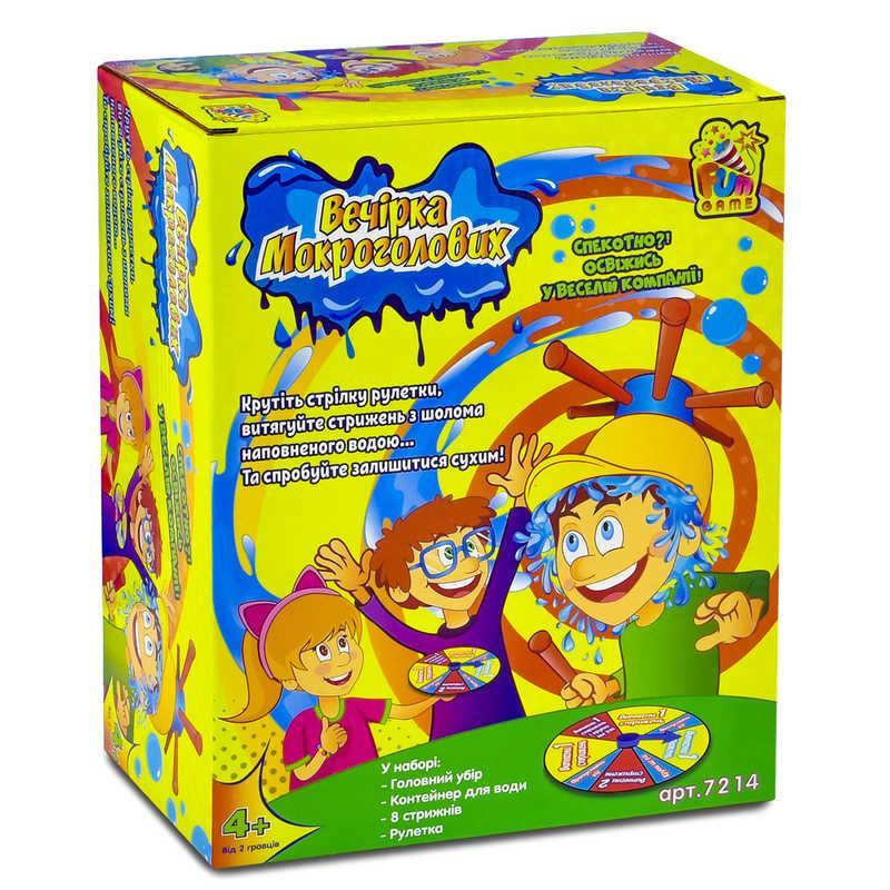 

Игра "Вечірка мокроголових" № 7214 (12) в коробке "FUN GAME", (Украина)