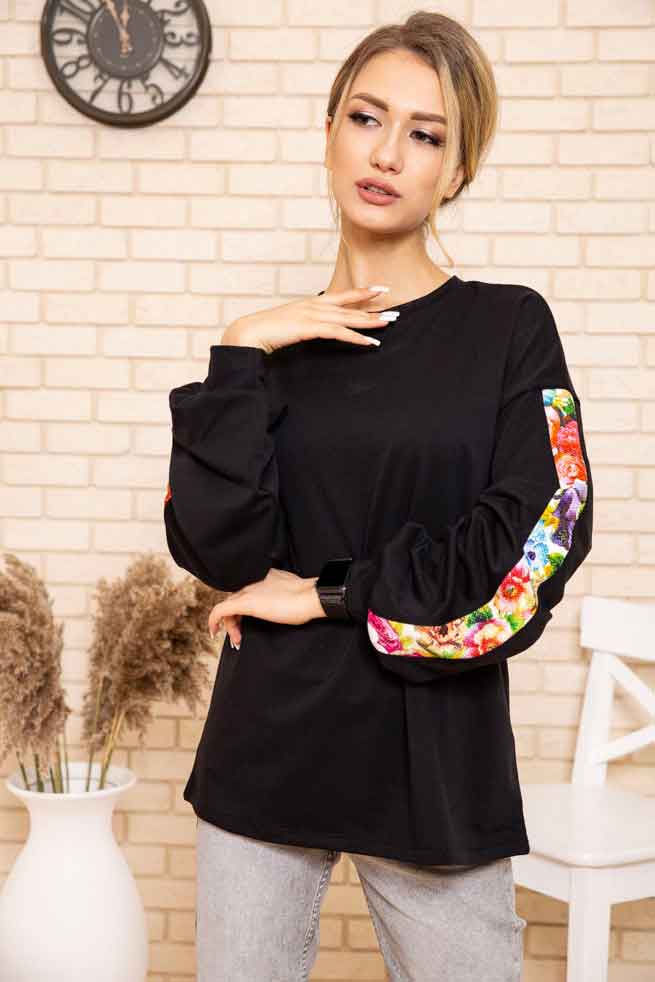 

Свитшот женский 102R169 цвет Черный XXL-XXXL