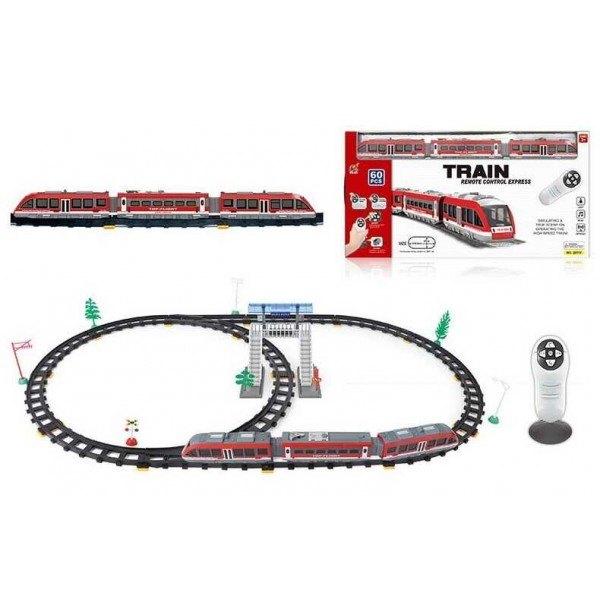 

Детская железная дорога на радиоуправлении A-Toys 2811 Y со световыми и звуковыми эффектами