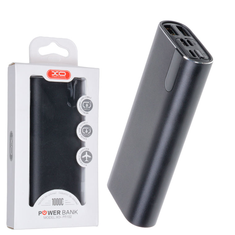 

Power Bank XO PR102 10000 mAh черный