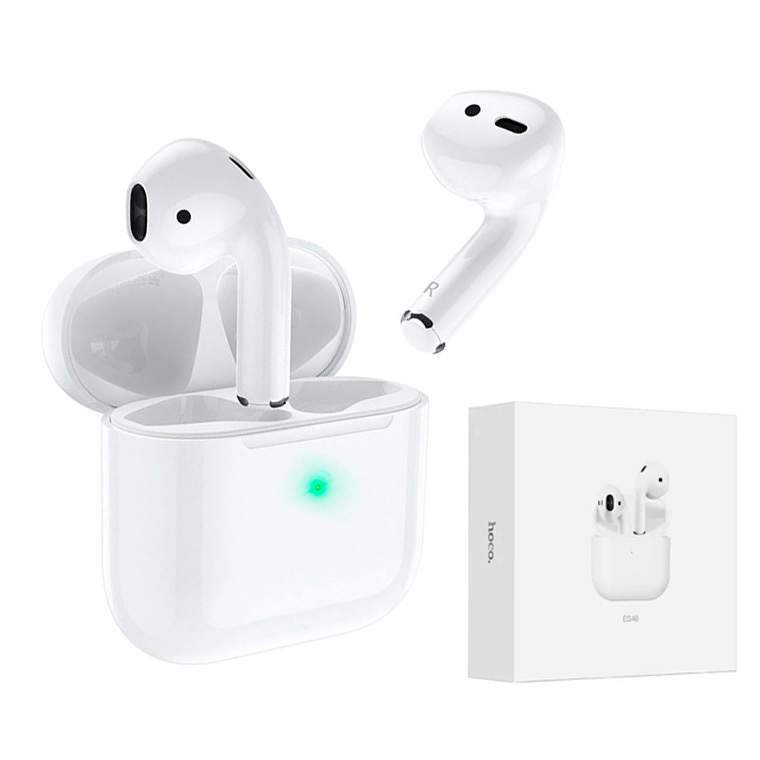 

Bluetooth наушники с микрофоном Hoco ES46 Pro белые
