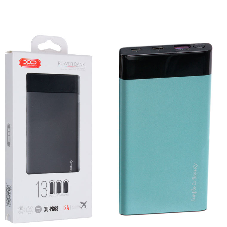 

Power Bank XO PB68 13000 mAh зеленый