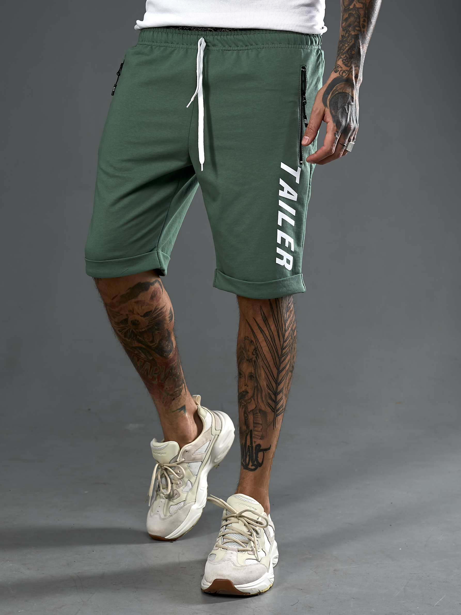 

Спортивные шорты из трикотажа двунитка, Tailer Зеленые 50 (1041)