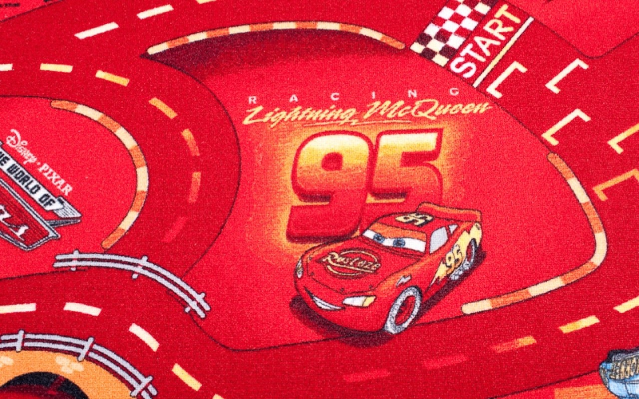 

Ковер Associated weavers CARS FELT CARS 10 4x2 красный