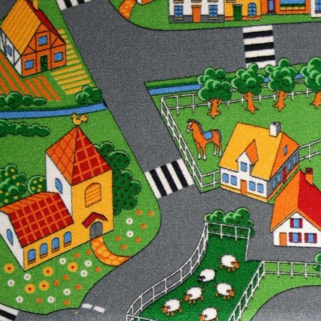 

Ковер Associated weavers LITTLE VILLAGE Vilage 90 2x1.5 серый