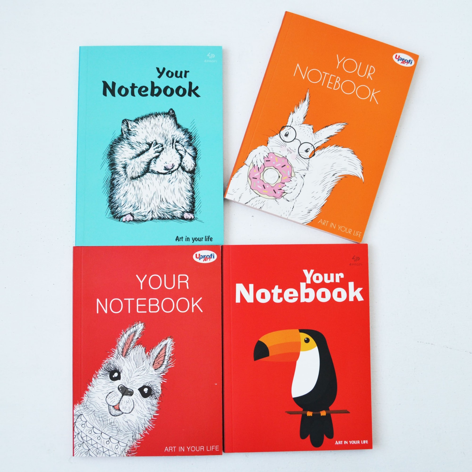 

Набор блокнотов 4Profi Artbook Animals 3 А6 формат 64 листа