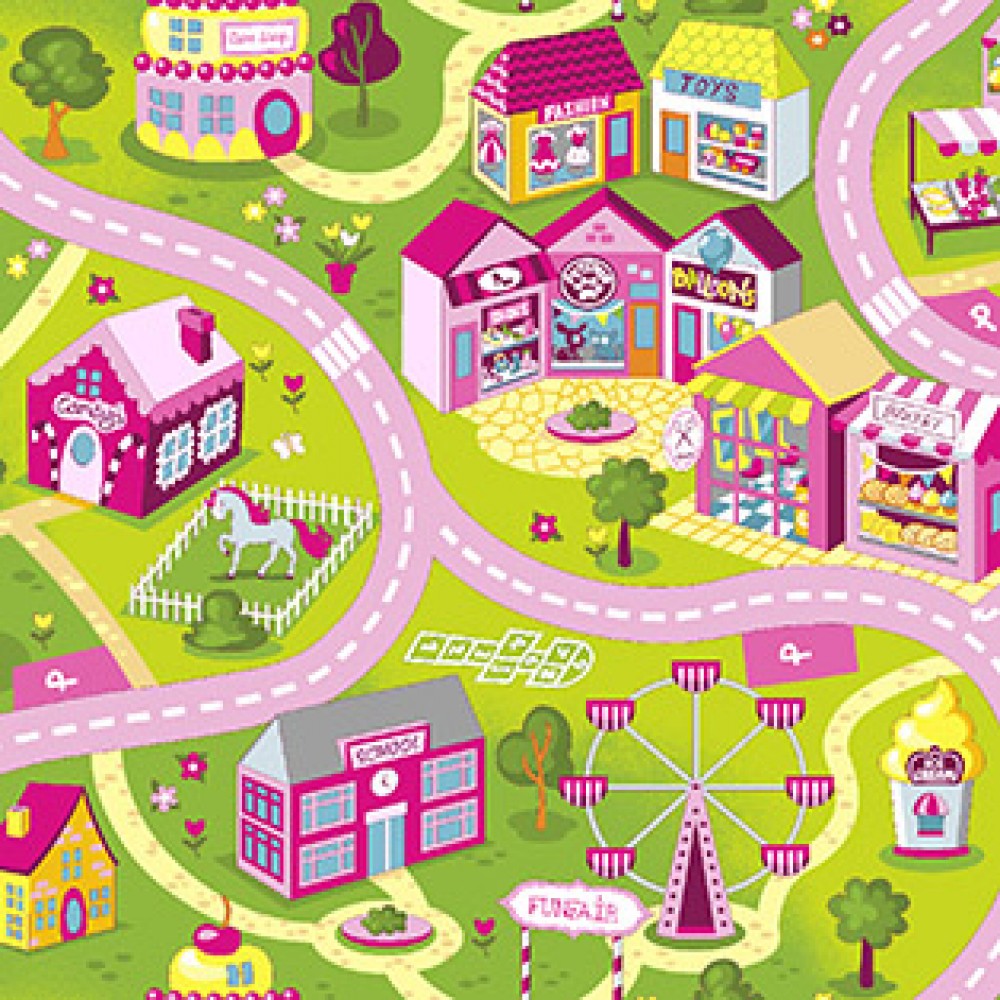 

Ковер Associated weavers SWEET TOWN SWEET TOWN 26 4x6 розовый