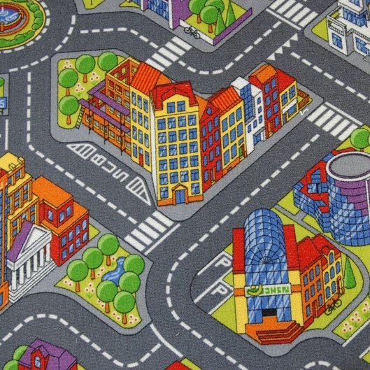 

Ковер Associated weavers Big City Big City 97 4x5 серый
