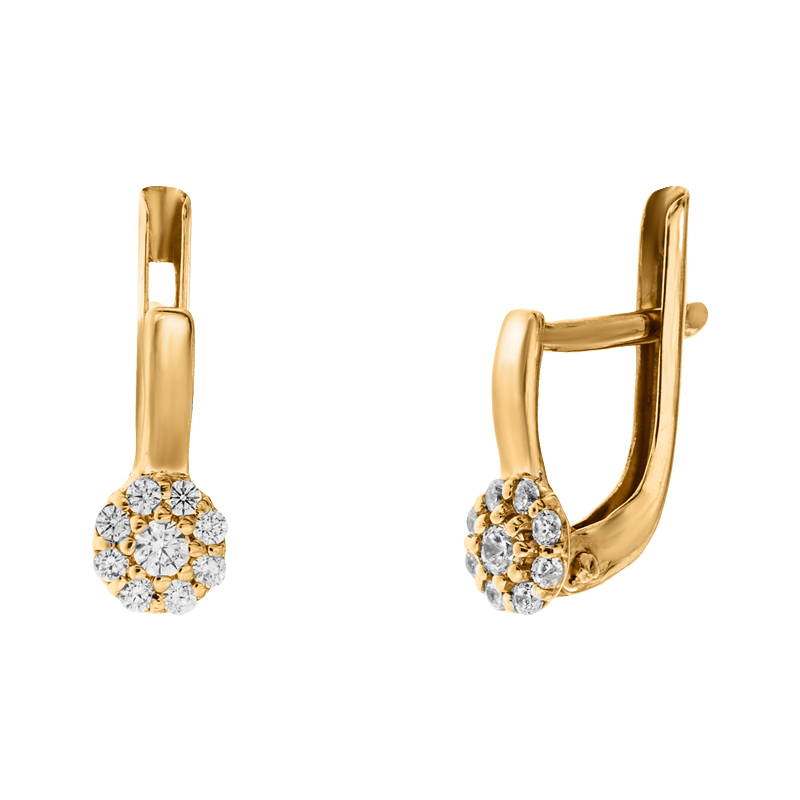 

Серьги детские Diamant с1919