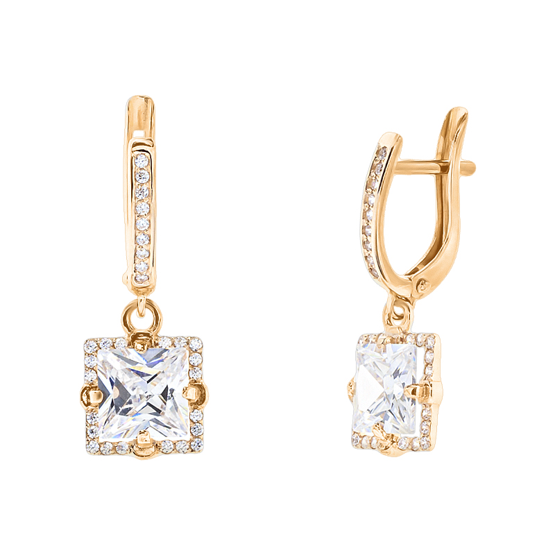 

Серьги-подвески Diamant С2138