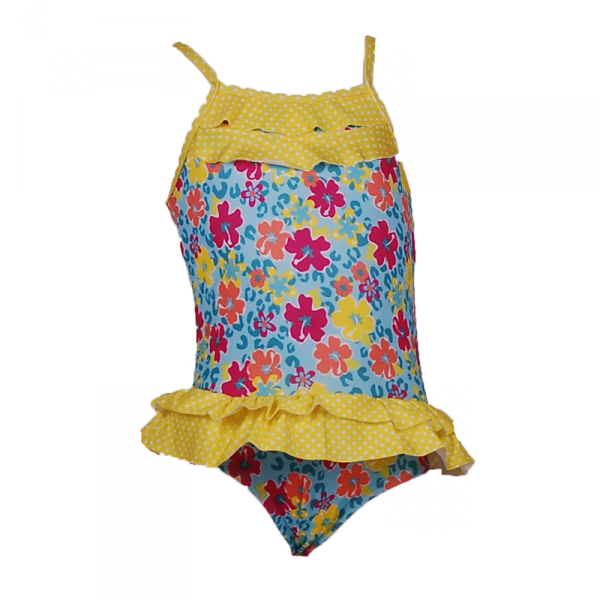 

Купальник с яркими рюшами 4 года (104 см) S 10110-flowers желтый цвет