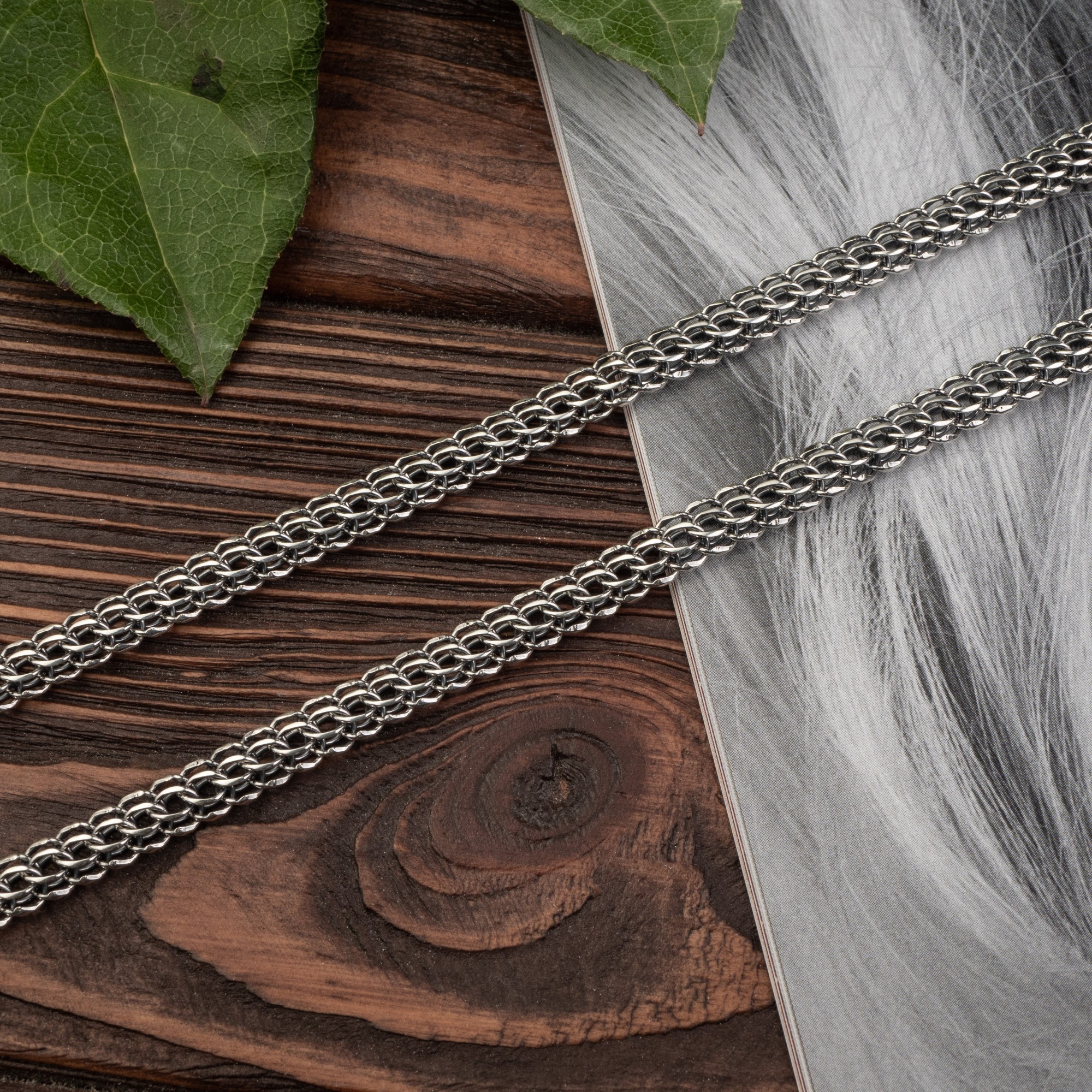 

Серебряная цепочка Венеция (кардинал, питон, американка) 50 см 25,95 грамм арт 106ч