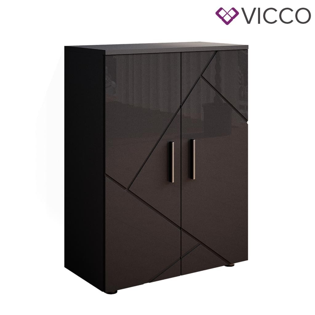 

Шкаф пенал для ванной Vicco Irma 60x81, антрацит