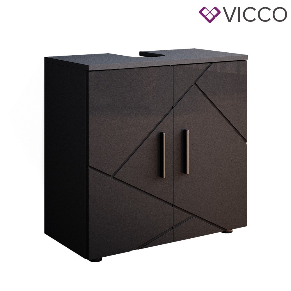 

Шкаф под раковину Vicco Irma, тумба, антрацит