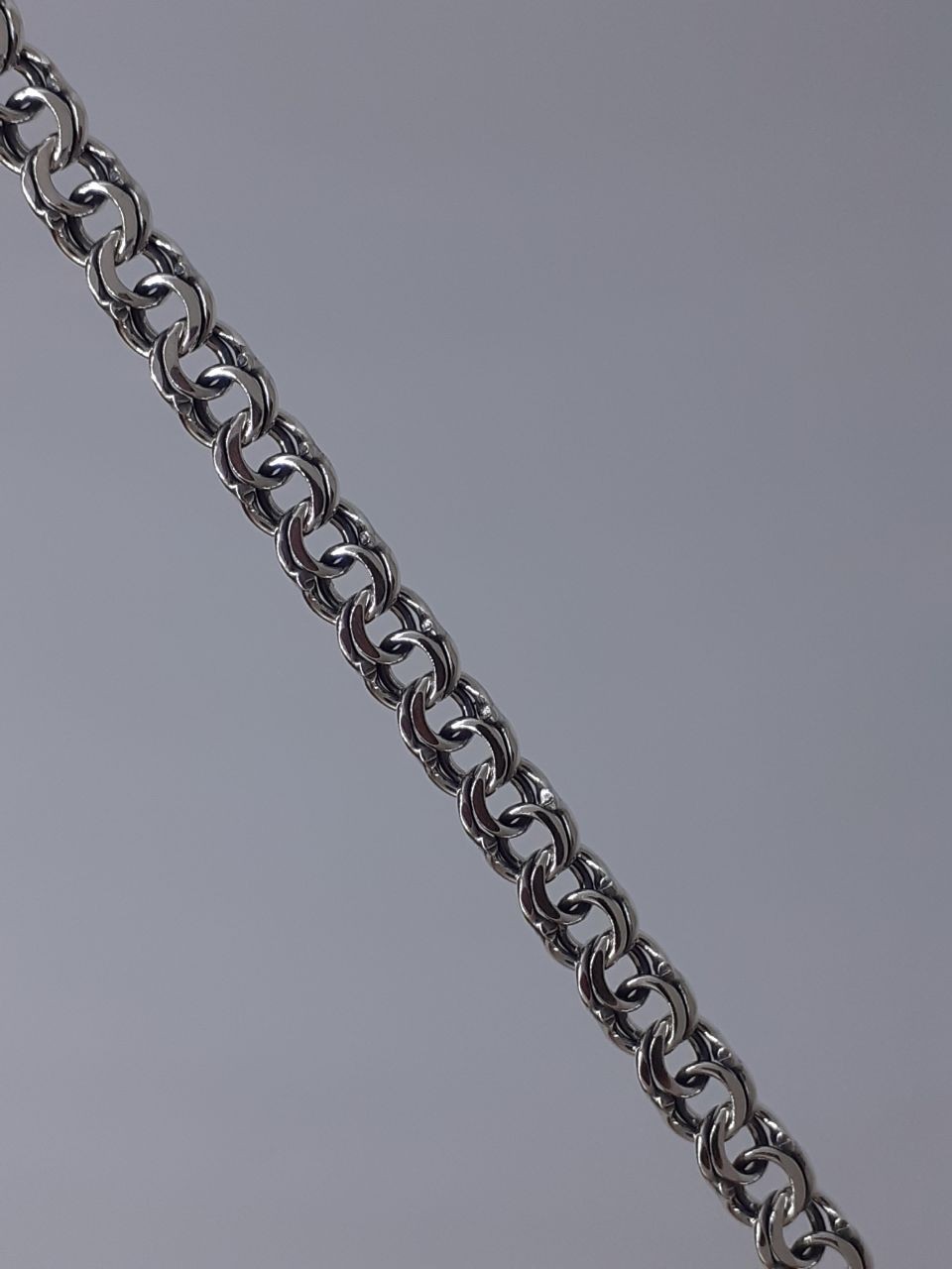 

Серебряная цепочка Плоский (классический) бисмарк 50 см 19,5 грамм арт 102ч