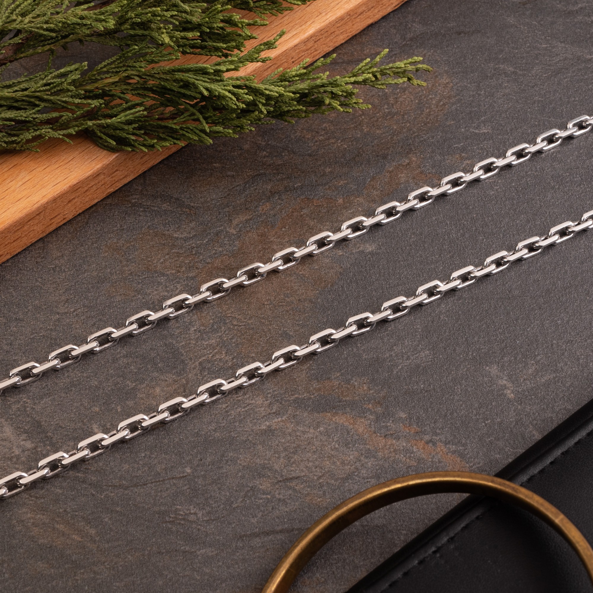 

Серебряная цепочка Якорь 50 см 27.6 грамм арт 120ч
