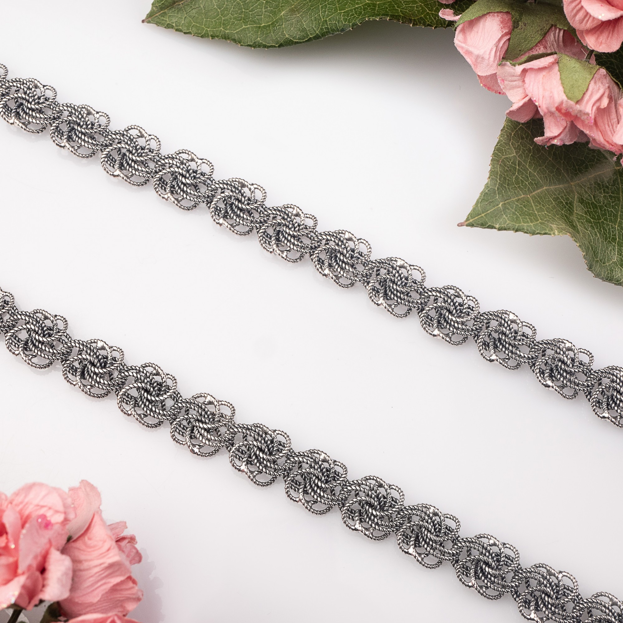 

Серебряная цепочка Роза 45 см 26,1 грамм арт 125ч