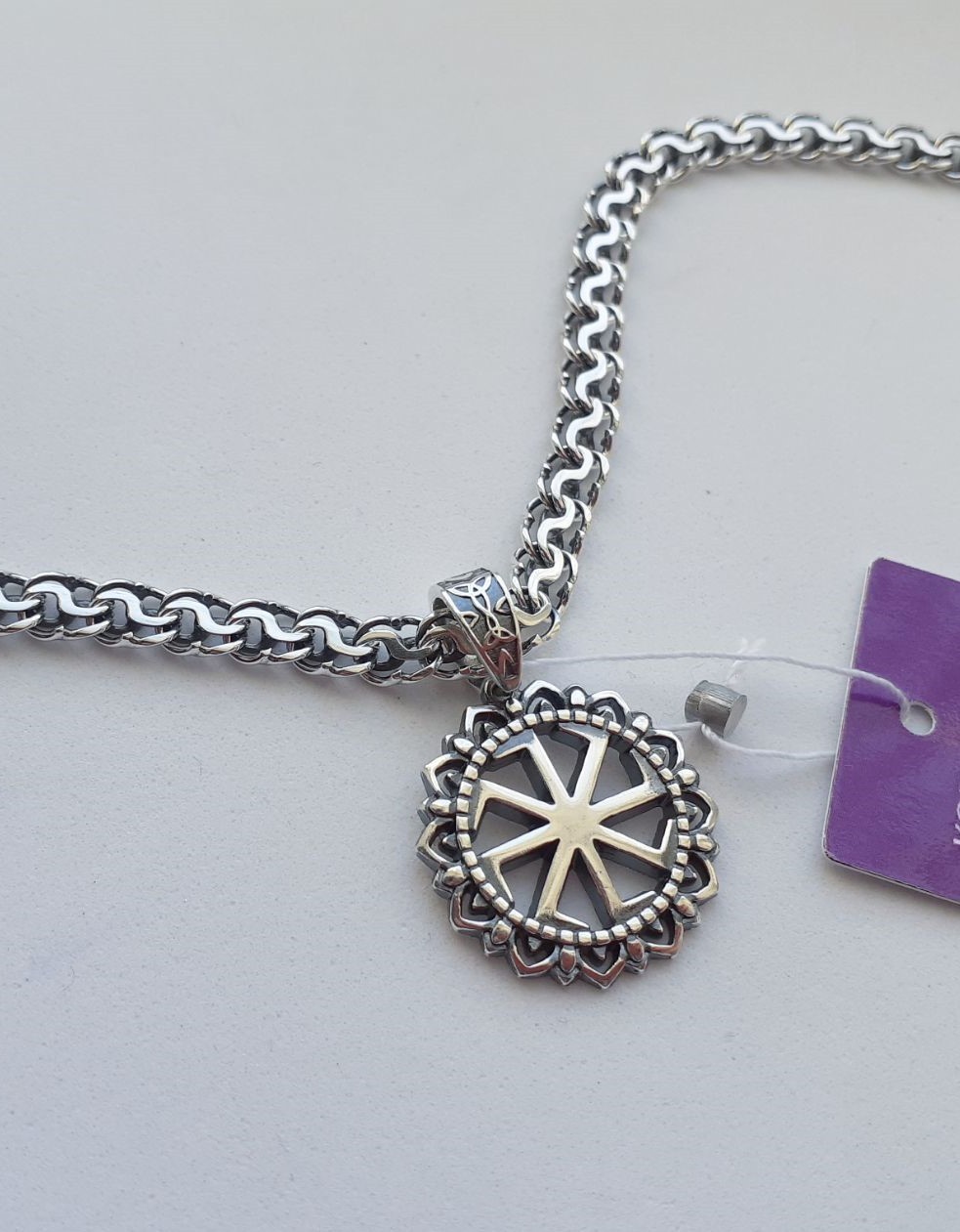 

Серебряный подвес - оберег Коловрат 6,45 грамм