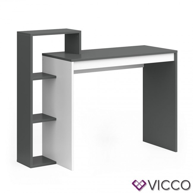 

Компьютерный стол Vicco Leo, белый, антрацит