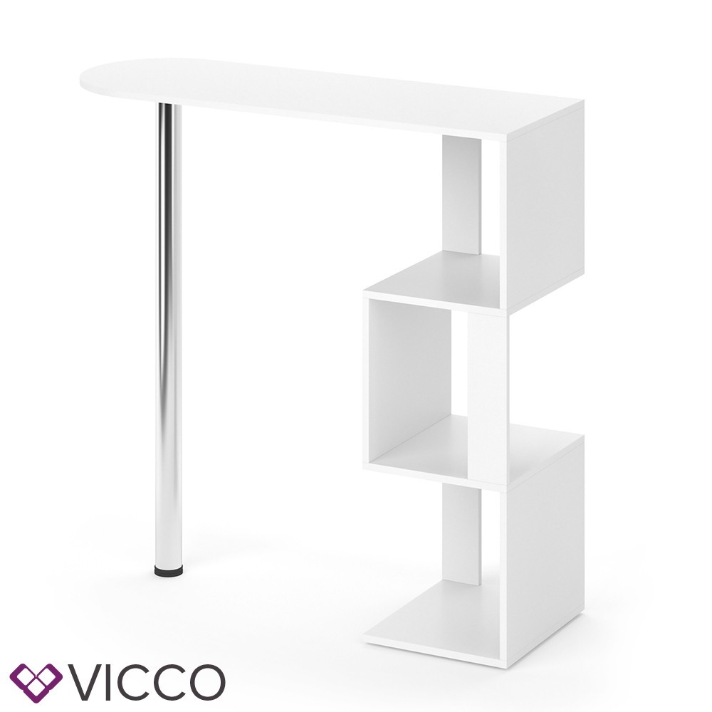 

Барная стойка Vicco Vincent, стол кухонный, белый