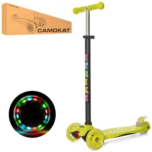 

Самокат детский трехколесный iTrike MAXI JR 3-003-GR1 свет