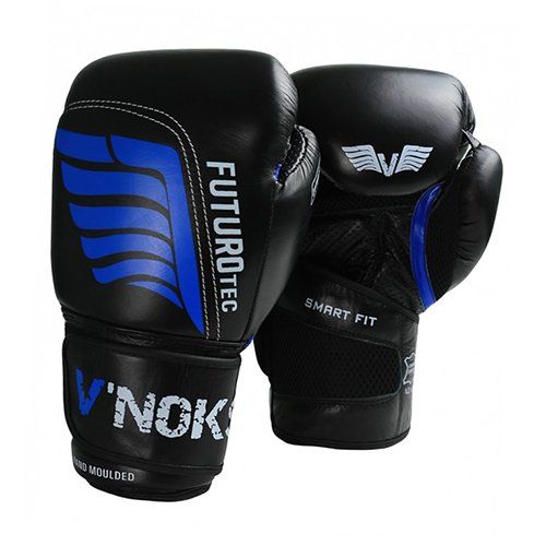

Боксерские перчатки V`Noks Futuro Tec V`Noks 14oz Черно-синий (37349009)