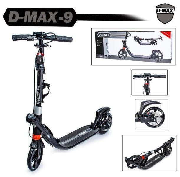 

Двухколесный самокат Scale Sports D-Max -9 black дисковый тормоз
