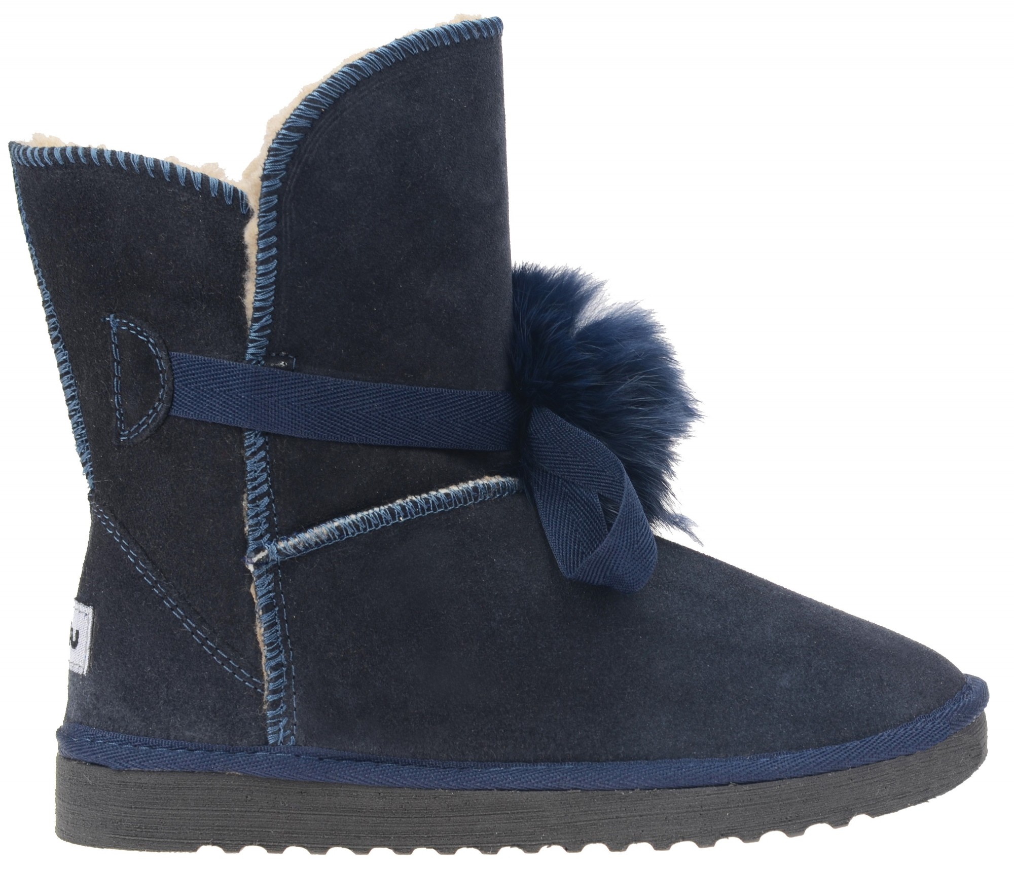 

Угги женские UGG Inblu EY-6V (004) синие натуральные замшевые замша с мехом средние 38 25 см (1242)