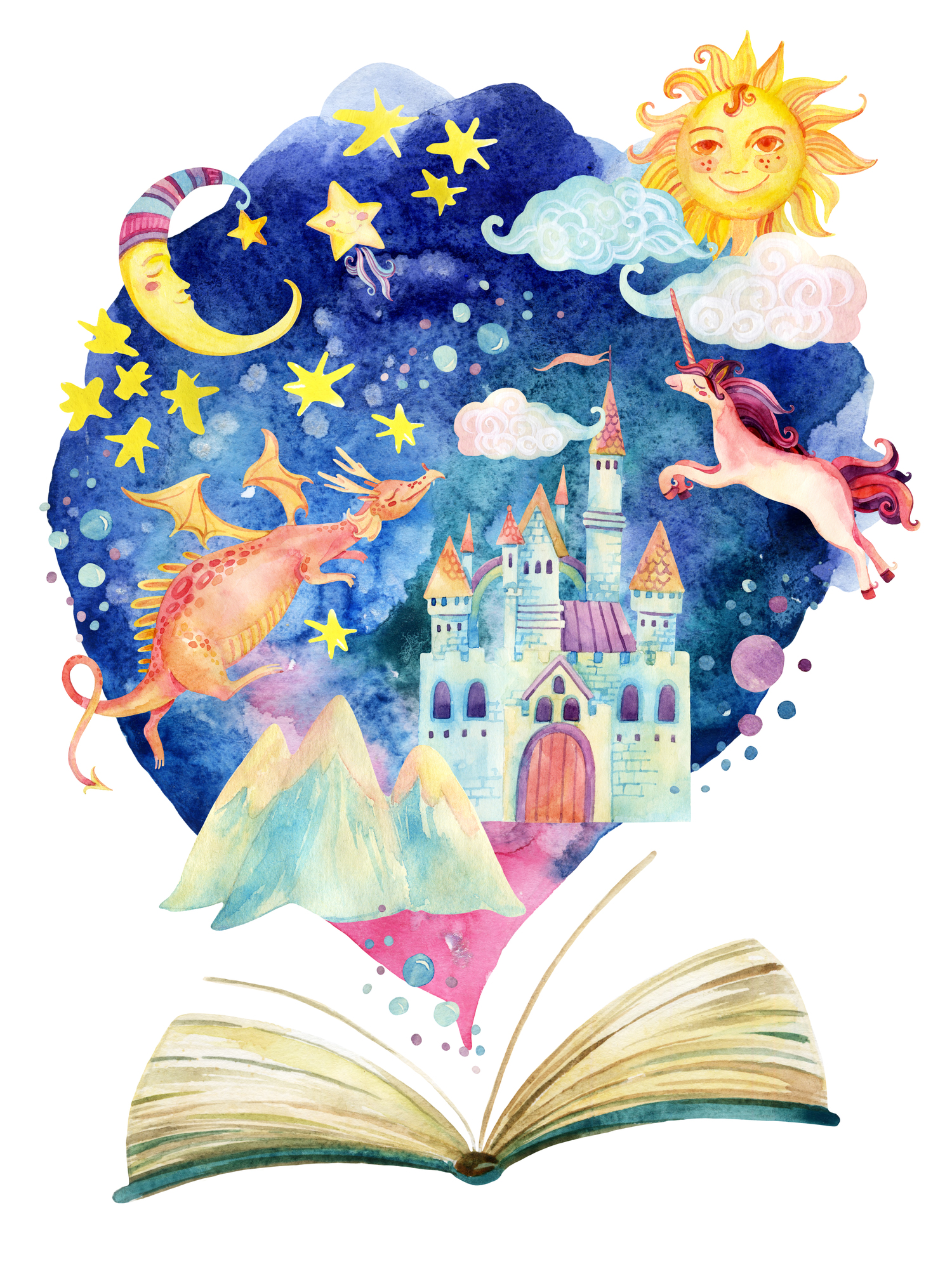 

Фотообои Детские 'Сказочная книга' (4264) , Живопись