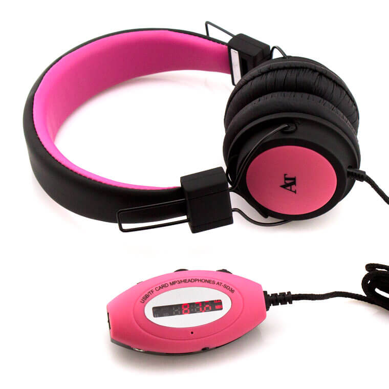 

Bluetooth наушники AT-SD36 + MP3 + Радио Black