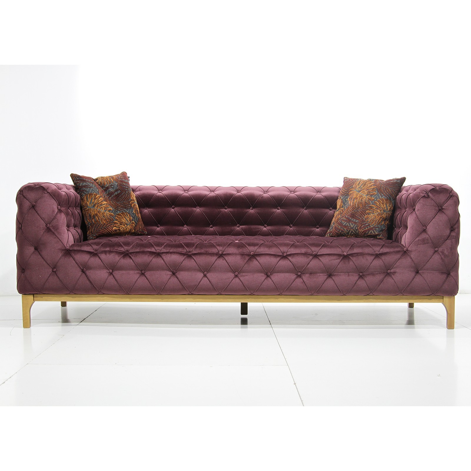 

Прямой диван Harrods 2 Seater Бордовый 95х196 см 141116_5