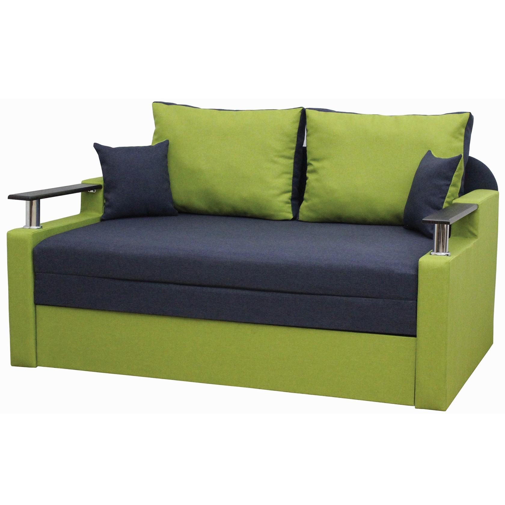 

Прямой диван Блюз (Мебель Софиевки) Синий + зеленый 100х160 см 11133_7