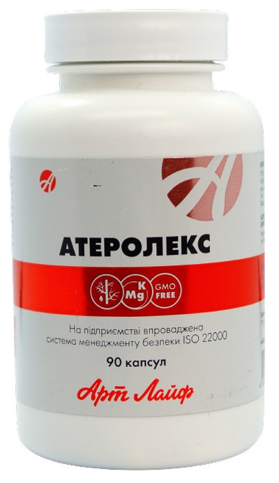 

Натуральный комплекс Артлайф при атеросклерозе Атеролекс 90 капсул (4007)