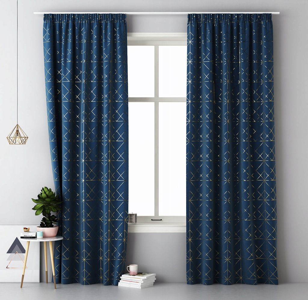 

Дизайнерская портьера Glammy Room99 140 х 250 см (Z/Т/Glammy) Blue
